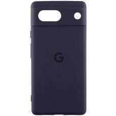 Чохол Silicone Cover Lakshmi Full Camera (AAA) with Logo для Google Pixel 7a  Сірий / Dark Gray - 00000072122_8
