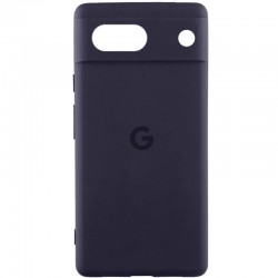 Чохол Silicone Cover Lakshmi Full Camera (AAA) with Logo для Google Pixel 7a  Сірий / Dark Gray - 00000072122_8