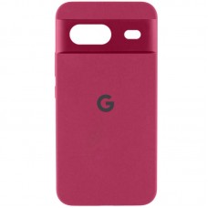Чохол Silicone Cover Lakshmi Full Camera (AAA) with Logo для Google Pixel 8a  Бордовий / Plum - 00000074196_1