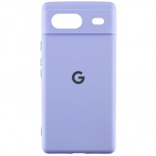 Чохол Silicone Cover Lakshmi Full Camera (AAA) with Logo для Google Pixel 8a  Бузковий / Dasheen - 00000074196_9