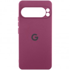 Чохол Silicone Cover Lakshmi Full Camera (AAA) with Logo для Google Pixel 9 Pro  Бордовий / Plum - 00000074886_1