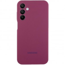 Чохол Silicone Cover Lakshmi Full Camera (AAA) with Logo для Samsung Galaxy A14 4G/5G  Бордовий / Plum - 00000081500_2