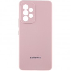 Чохол Silicone Cover Lakshmi Full Camera (AAA) with Logo для Samsung Galaxy A53 5G  Рожевий / Pink Sand - 00000076318_3