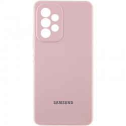 Чохол Silicone Cover Lakshmi Full Camera (AAA) with Logo для Samsung Galaxy A53 5G  Рожевий / Pink Sand - 00000076318_3