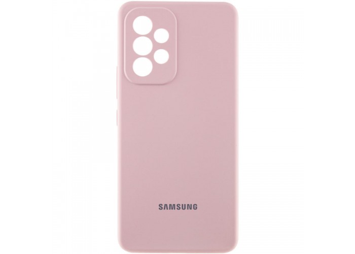 Чохол Silicone Cover Lakshmi Full Camera (AAA) with Logo для Samsung Galaxy A53 5G