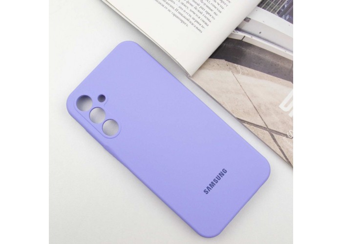 Чохол Silicone Cover Lakshmi Full Camera (AAA) with Logo для Samsung Galaxy A55