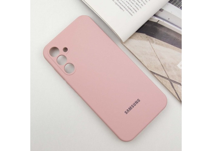 Чохол Silicone Cover Lakshmi Full Camera (AAA) with Logo для Samsung Galaxy A55