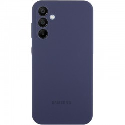 Чохол Silicone Cover Lakshmi Full Camera (AAA) with Logo для Samsung Galaxy S24  Темно-синій / Midnight blue - 00000071859_5