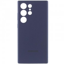 Чохол Silicone Cover Lakshmi Full Camera (AAA) with Logo для Samsung Galaxy S24 Ultra  Темно-синій / Midnight blue - 00000071860_5