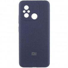 Чохол Silicone Cover Lakshmi Full Camera (AAA) with Logo для Xiaomi Redmi 12C  Темно-синій / Midnight blue - 00000074195_6