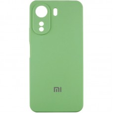 Чохол Silicone Cover Lakshmi Full Camera (AAA) with Logo для Xiaomi Redmi 13C / Poco C65  М'ятний / Mint - 00000071862_12