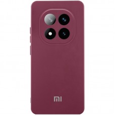 Чохол Silicone Cover Lakshmi Full Camera (AAA) with Logo для Xiaomi Redmi Note 15 Pro 4G  Бордовий / Plum - 00000085714_2