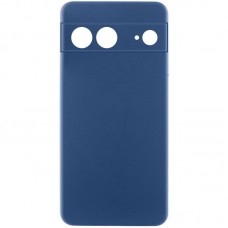 Чохол Silicone Cover Lakshmi Full Camera (AA) для Google Pixel 8  Синій / Navy Blue - 00000074218_12