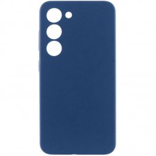 Чохол Silicone Cover Lakshmi Full Camera (AA) для Samsung Galaxy S23  Синій / Navy Blue - 00000074231_13