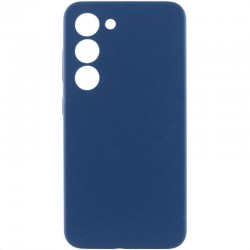 Чохол Silicone Cover Lakshmi Full Camera (AA) для Samsung Galaxy S23  Синій / Navy Blue - 00000074231_13