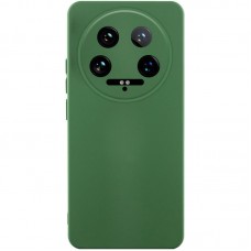 Чохол Silicone Cover Lakshmi Full Camera (AA) для Xiaomi 14 Ultra  Зелений / Dark green - 00000074237_4