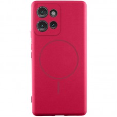 Чохол Silicone Cover Lakshmi Full Camera (AA) with MagFit для Motorola Moto G75 5G  Червоний / Rose Red - 00000078231_3