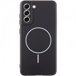 Чохол Silicone Cover Lakshmi Full Camera (AA) with MagFit для Samsung Galaxy S21 FE  Чорний / Black - 00000078232_7