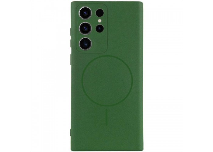 Чохол Silicone Cover Lakshmi Full Camera (AA) with MagFit для Samsung Galaxy S23 Ultra