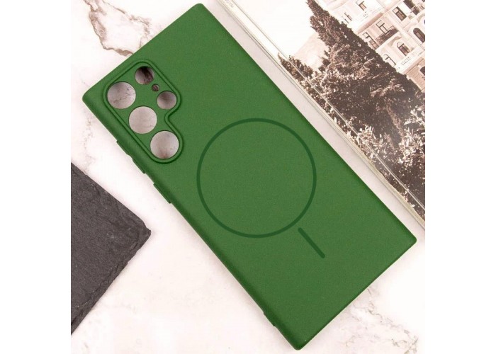 Чохол Silicone Cover Lakshmi Full Camera (AA) with MagFit для Samsung Galaxy S23 Ultra