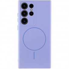 Чохол Silicone Cover Lakshmi Full Camera (AA) with MagFit для Samsung Galaxy S23 Ultra  Бузковий / Dasheen - 00000078235_6