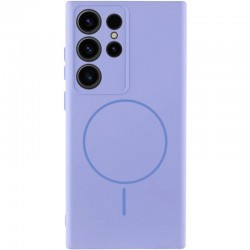 Чохол Silicone Cover Lakshmi Full Camera (AA) with MagFit для Samsung Galaxy S23 Ultra  Бузковий / Dasheen - 00000078235_6
