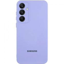 Чохол Silicone Cover Lakshmi Full Camera (AA) with logo для Samsung Galaxy S25 FE  Бузковий / Dasheen - 00000083631_5