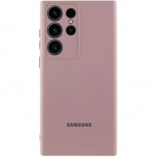 Чохол Silicone Cover Lakshmi Full Camera (AA) with logo для Samsung Galaxy S25 Ultra  Рожевий / Pink Sand - 00000078711_3