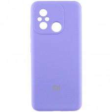 Чохол Silicone Cover Lakshmi Full Camera (AA) with logo для Xiaomi Redmi 12C / Poco C55  Бузковий / Dasheen - 00000078184_6