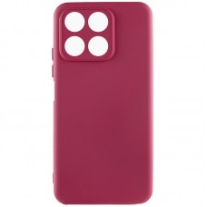Чохол Silicone Cover Lakshmi Full Camera (A) для Huawei Honor X8a  Бордовий / Marsala - 00000068987_1
