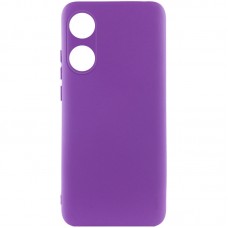 Чохол Silicone Cover Lakshmi Full Camera (A) для Oppo A58 4G  Фіолетовий / Purple - 00000066924_11