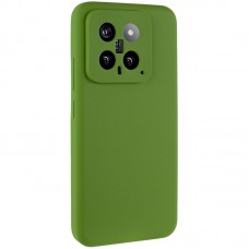 Чохол Silicone Cover Ummi Lakshmi Full Camera (AA) для Xiaomi 14  Зелений / Dark green - 00000086301_3