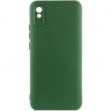Чохол Silicone Cover Ummi Lakshmi Full Camera (AA) для Xiaomi Redmi 9A  Зелений / Dark green - 00000083606_3