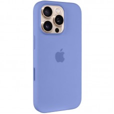 Чохол Silicone case (AAA) with Magsafe and Animation (button) для Apple iPhone 16 Pro (6.3")  Periwinkle - 00000076346_9