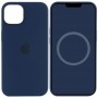 Чохол Silicone case (AAA) with Magsafe and Animation для Apple iPhone 13 (6.1