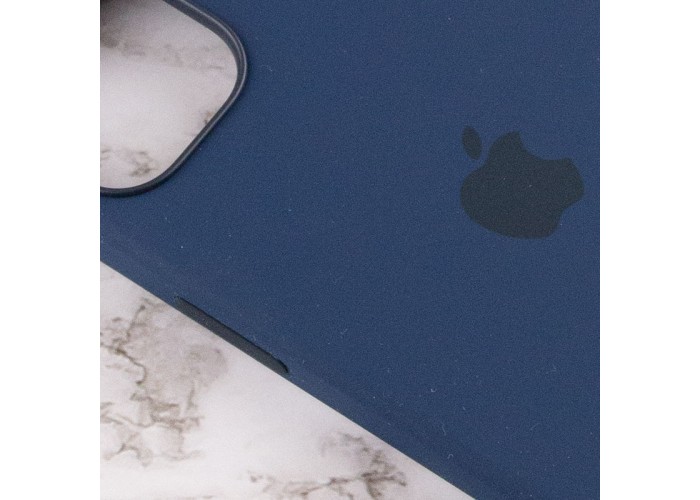 Чохол Silicone case (AAA) with Magsafe and Animation для Apple iPhone 13 (6.1