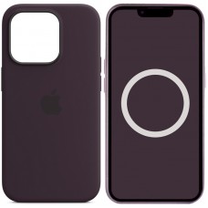 Чохол Silicone case (AAA) with Magsafe and Animation для Apple iPhone 14 Pro Max (6.7")  Фіолетовий / Elderberry - 00000072057_9