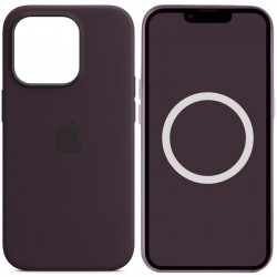 Чохол Silicone case (AAA) with Magsafe and Animation для Apple iPhone 14 Pro Max (6.7")  Фіолетовий / Elderberry - 00000072057_9