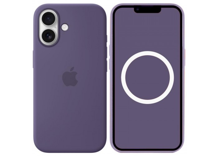 Чохол Silicone case (AAA) with Magsafe and Animation для Apple iPhone 17 (6.3