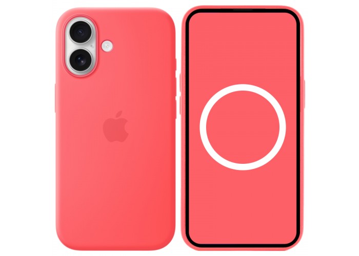 Чохол Silicone case (AAA) with Magsafe and Animation для Apple iPhone 17 (6.3
