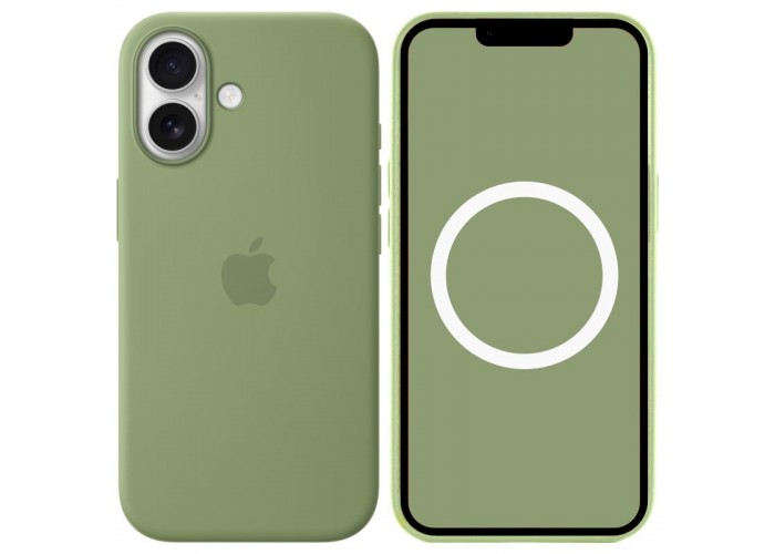 Чохол Silicone case (AAA) with Magsafe and Animation для Apple iPhone 17 (6.3