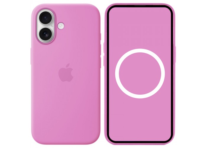 Чохол Silicone case (AAA) with Magsafe and Animation для Apple iPhone 17 (6.3