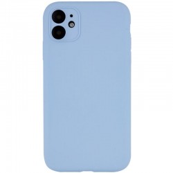 Чохол Silk Full Camera Protective (AA) NO LOGO для Apple iPhone 12 (6.1")  Блакитний / Lilac Blue - 00000070224_3
