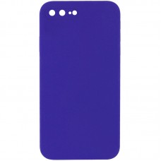 Чохол Silicone Case Square Full Camera Protective (AA) NOLOGO для Apple iPhone 7 plus/8 plus (5.5")  Фіолетовий / Ultra Violet - 00000072150_26