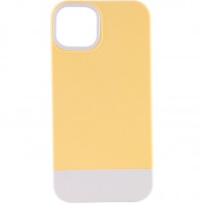 Чохол TPU+PC Bichromatic для Apple iPhone 12 Pro Max (6.7")  Creamy-yellow / White - 00000054814_8