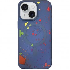Чохол TPU+PC Flush with MagSafe для Apple iPhone 14 (6.1")  Dark blue - 00000072544_2