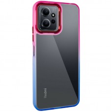 Чохол TPU+PC Fresh sip series для Xiaomi Redmi 12  Синій / Рожевий - 00000072173_6