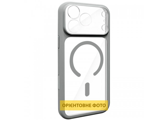 Чохол TPU+PC GETMAN Moon Clear with MagSafe для Apple iPhone 12 Pro Max / 13 Pro Max (6.7