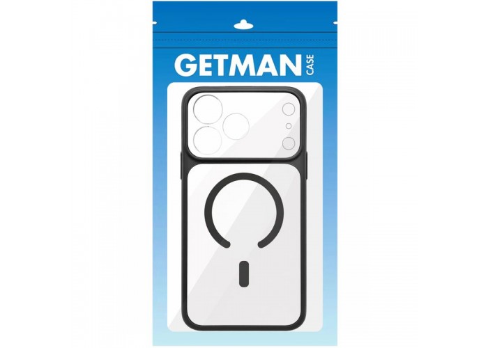 Чохол TPU+PC GETMAN Moon Clear with MagSafe для Apple iPhone 17 Pro (6.3