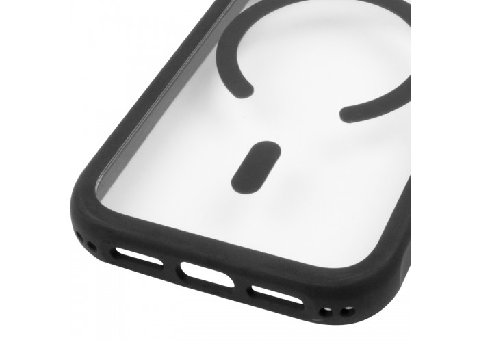 Чохол TPU+PC GETMAN Moon Clear with MagSafe для Apple iPhone 17 Pro (6.3